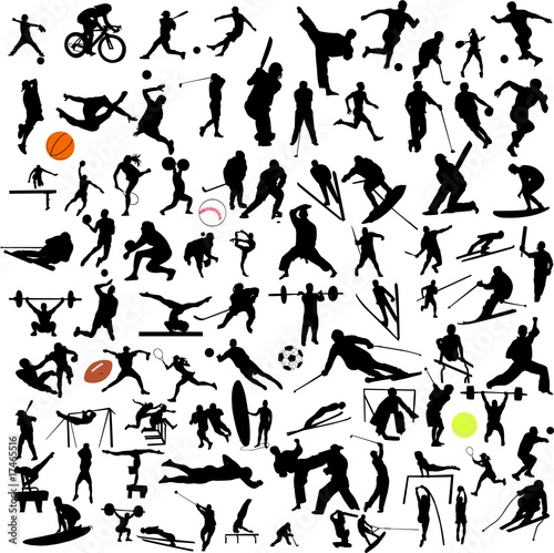 Vector: sport collection - vector sport collection - vector