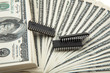 Spread of cash with silicon chips