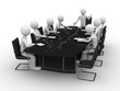 Illustration: Speech of a director in conference room Speech of a director in conference room