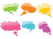 colorful callout shapes