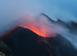 Stromboli im Morgengrauen