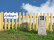 Valla e indicacion del Camino de Santiago Valla e indicacion del Camino de Santiago