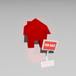 House For Sale or Home For Sale 3D Rendering