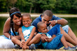 African family having fun African family having fun