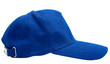 Blue baseball cap isolated