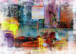 Hand-painted background. SELF MADE.