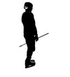 Male Hockey Illustration Silhouette