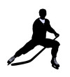 Male Hockey Illustration Silhouette