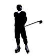 Male Hockey Illustration Silhouette