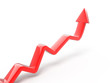 Red growth arrow Red growth arrow