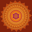 Lotus mandala with Paisley.