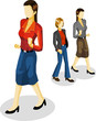 Businesswoman Isometric