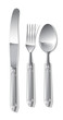 Silver spoon, fork and table knife | Vector World series Silver spoon, fork and table knife | Vector World series
