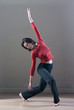 jeune fille danse fitness