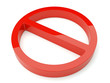 forbidden sign