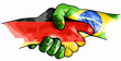 handshake germany brazil