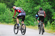 friendship and travel on mountain bike