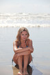 Beautiful bikini girl at the beach