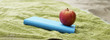 Book and apple