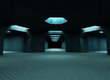 Dark mysterious tunnels. 3d illustration Dark mysterious tunnels. 3d illustration