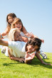 Happy family lie