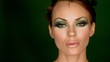 Portrait of beautiful sexy woman with outstanding makeup