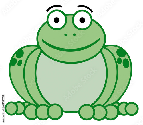 Illustration: green frog 9 green frog 9