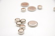 piles bouton