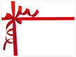 Cadeau ruban rouge