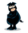 Male burglar pig