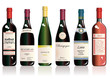 Lot de 6 bouteilles de vins de terroirs français