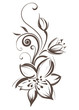 Vector stylized flower