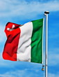 Flag of swiss Kanton Neuchatel