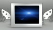 background with rotating photo frame, loop background with rotating photo frame, loop