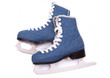 Blue skates