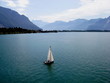 View of Lake Geneva. Montreux. Switzerland. View of Lake Geneva. Montreux. Switzerland.