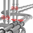 Brushed Metal Pressure Head Line