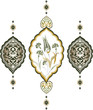Traditional ottoman clean design