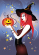 halloween cute witch