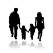 family silhouette family silhouette