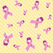Pink Breast Cancer Ribbon Background