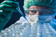 scientist works at the laboratory