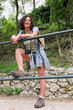 Loisir - Randonnée - Femme active, heureuse et souriante