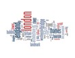 London - Abstract postcard