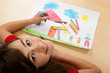 Girl drawing