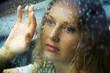 Looking through the rain.