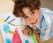 Boy drawing