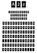 Vector: Information board style Flip Down Letters & Numbers Information board style Flip Down Letters & Numbers