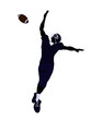 Male Football Player Illustration Silhouette