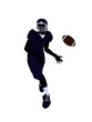 Male Football Player Illustration Silhouette